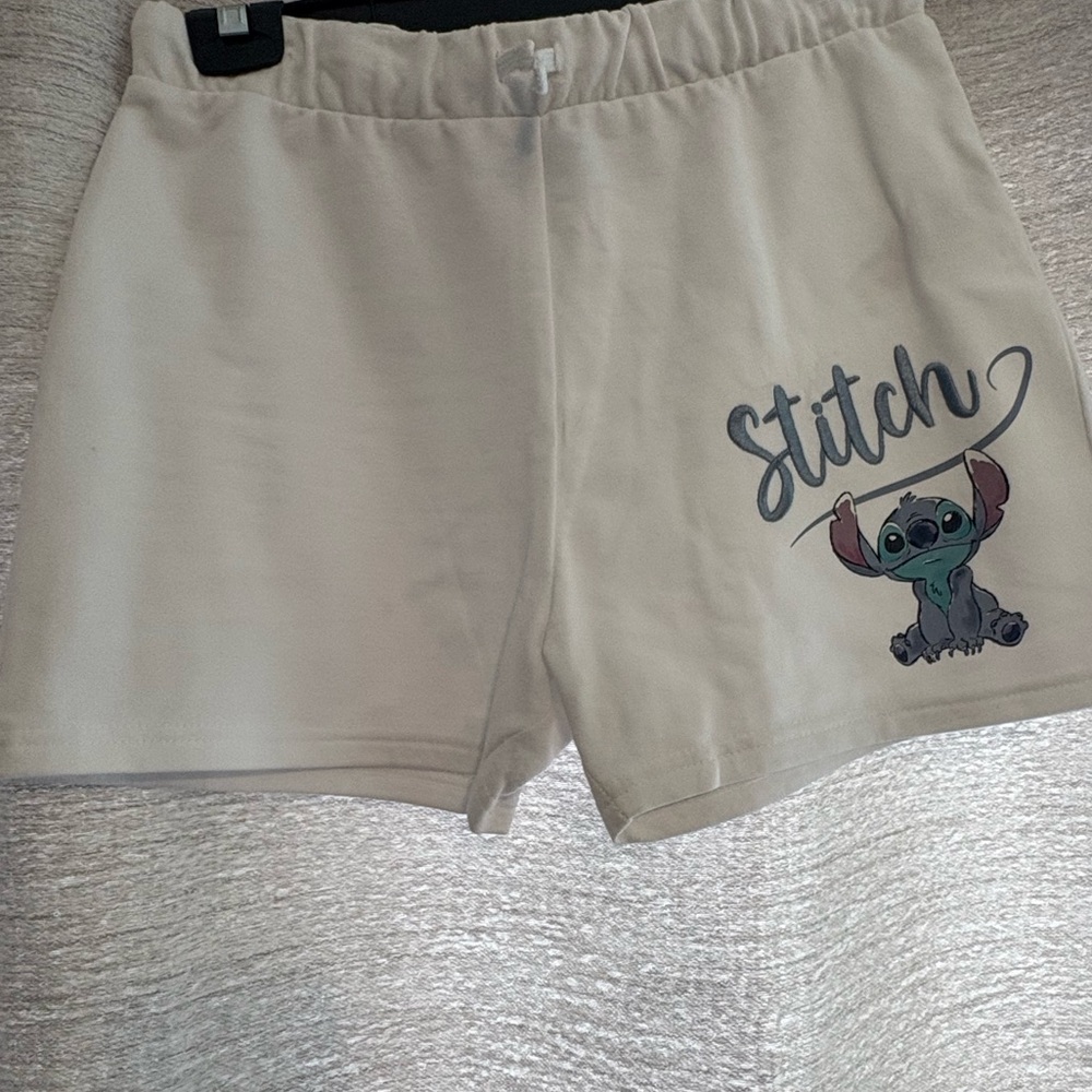 Kids Stitch Graphic T-Shirt - White with Stitch Character